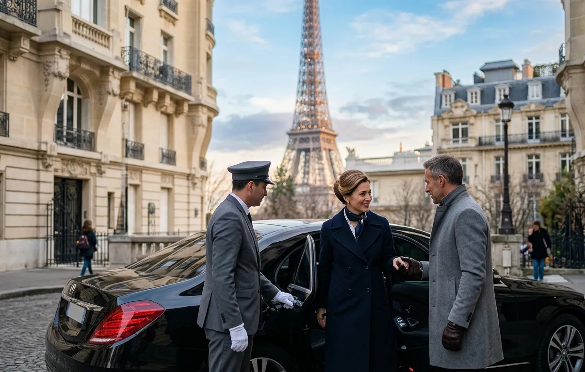 luxury private car service in Paris