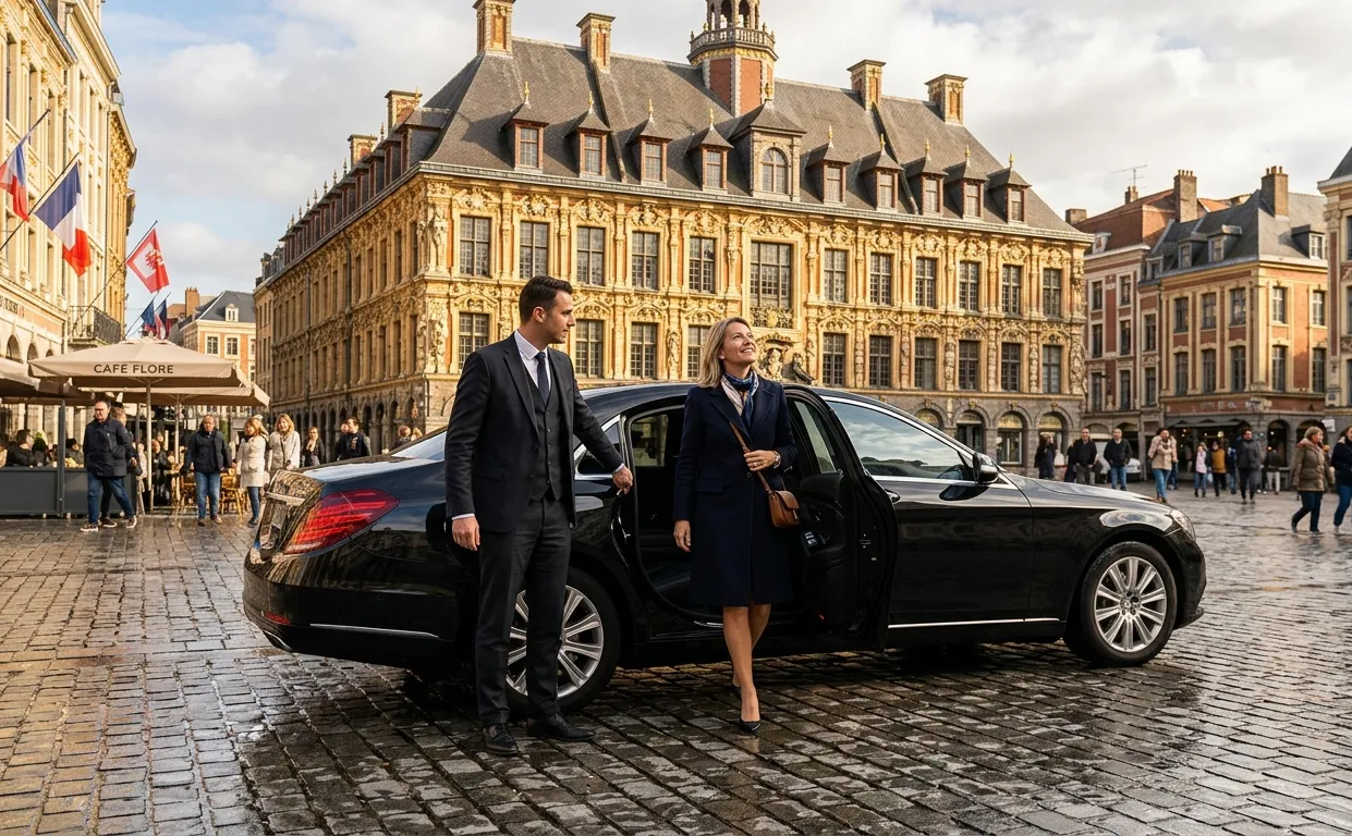 Paris to Lille Luxury Private Car Service