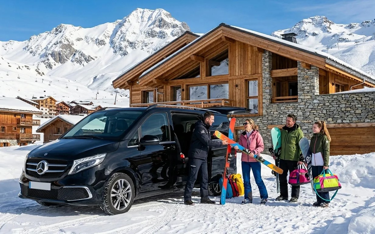 Lyon to Tignes private car service